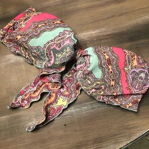 VS bikini paisley bandeau top